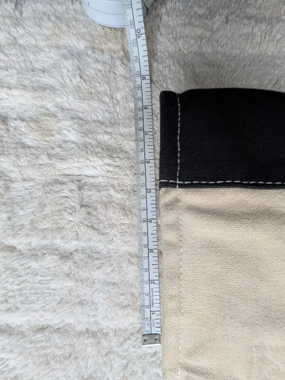 Kate Spade mini canvas tote cream and black